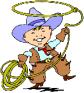 un lasso de cow-boy